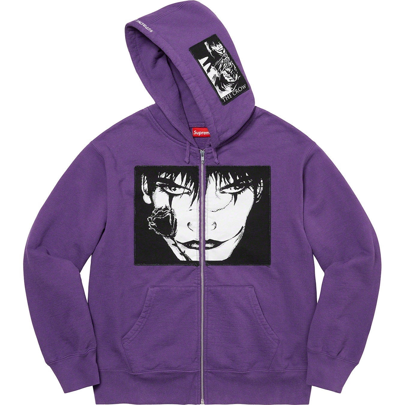 Supreme/The Crow Zip Up Hooded Sweatshirt view 6